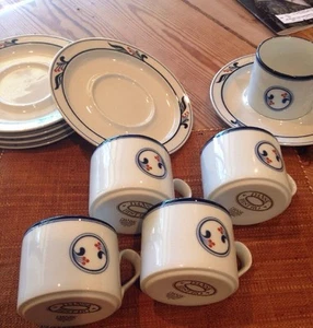 Dansk Bistro set of 6 cups and saucers, excellent condition, Perfect! - Picture 1 of 6