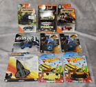 Hot Wheels Matchbox 1/64 Die Cast Car Lot of 9 Toy Vehicles TOP GUN Jurassic NEW