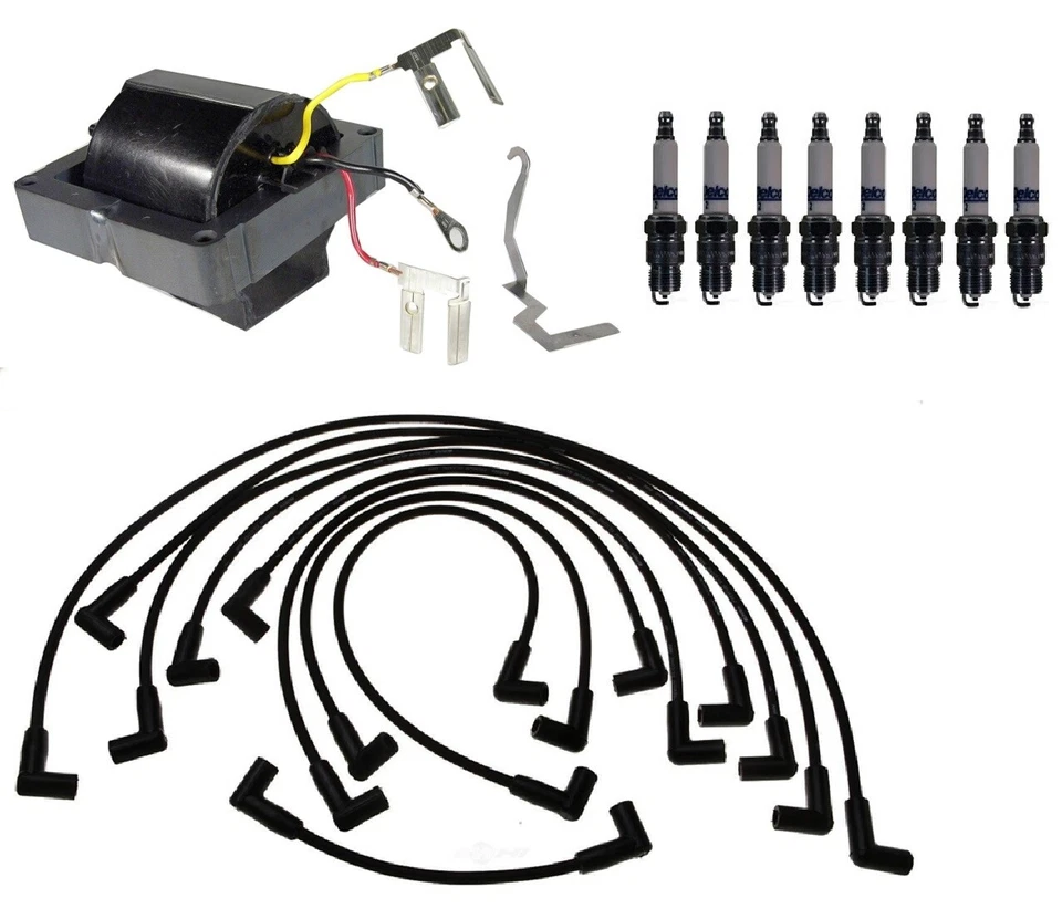 Kit de cables de encendido 1 bobina 8 bujías ACDelco para Chevrolet K30 5,7 L V8 1986 Foto 1 de 1