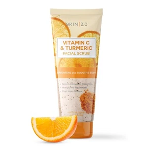 Exfoliante facial con vitamina C y cúrcuma - Probado por dermatólogos, exfoliante, iluminador - Imagen 1 de 5