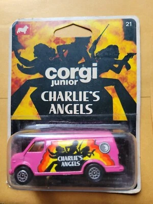 Corgi Juniors 21 Charlies Angels Van, Mint on Sealed Blister - Image 1 of 2