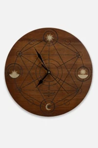 The Witcher Meditation Wall Clock | Geralt's Power | Acacia Wood - Picture 1 of 4