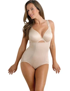 Miraclesuit Shapewear 2918 Shape Away Nude All In One Bodyshaper Small uk 10 - Picture 1 of 1