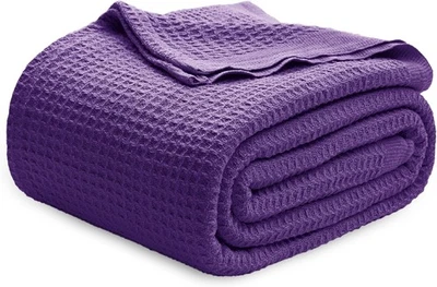 Gentlesoft 100% Cotton Blanket Queen Size for Bed - Breathable and Soft - Image 1 of 4