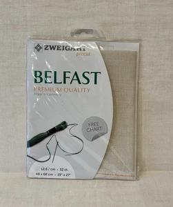 Zweigart Belfast Fabric 32ct 19x27 - Picture 1 of 2