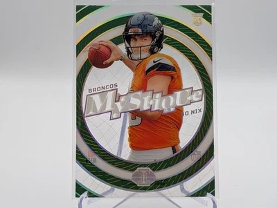 2024 Panini Illusions BO NIX #3 Mystique Emerald Rookie Denver Broncos RC - Image 1 of 2