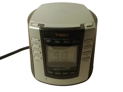 Timex T300B Digital Tuning Clock Radio w/ Nature Sound Alarms | Tested Working - Image 1 of 4
