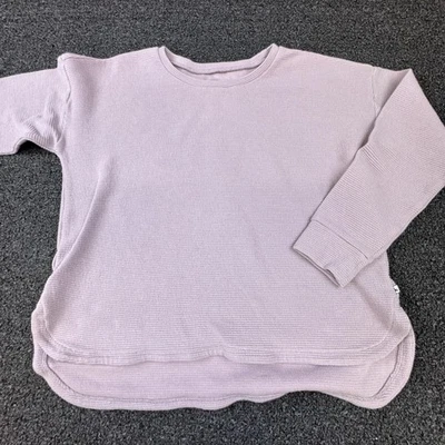 Suéter Eddie Bauer Para Mujer Mediano Tejido Waffle Pullover Cuello Redondo Informal Acogedor Foto 1 de 4
