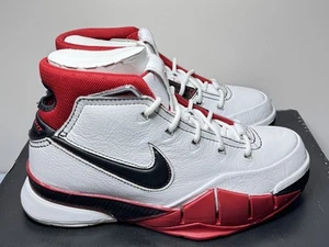 Nike Kobe 1 Protro White Black Red (All-Star) AQ2728-102 US Men's Size 8 - Picture 1 of 7