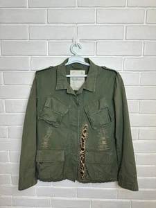 Denim & Supply Ralph Lauren Distressed Safari Jacket Military Parka Utility M - Picture 1 of 17