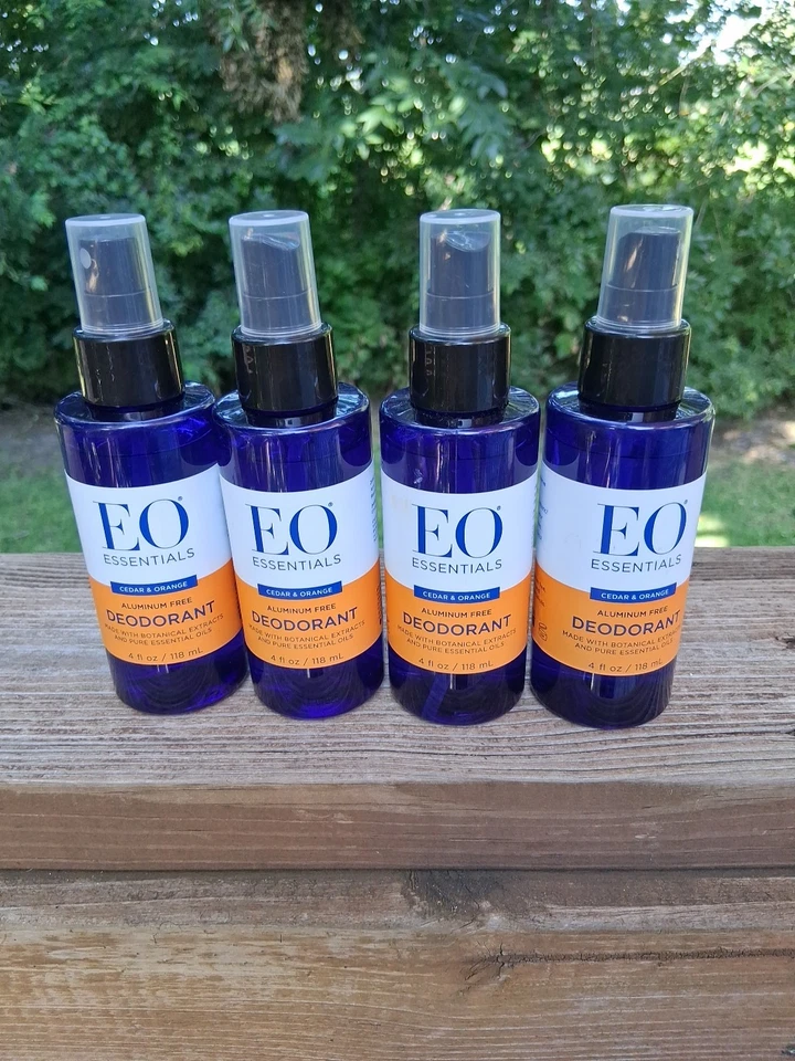 EO Essential Oils CEDER & ORANGE Spray 4.0 oz Organic Deodorants