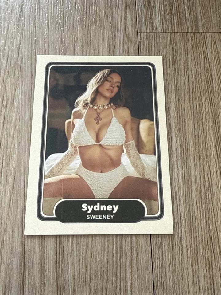 Tarjeta coleccionable de novato personalizada sexy euforia actriz Sydney Sweeney radiocontrol Foto 1 de 1
