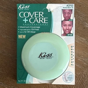 ACF03 Kiss Cover + Care 2-in-1 Cream Foundation Concealer 8g NEUTRAL WARM 30 - Picture 1 of 4
