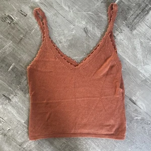 Camiseta sin mangas corta suéter Reformation XS NUEVA SIN ETIQUETAS Salmón - Imagen 1 de 12