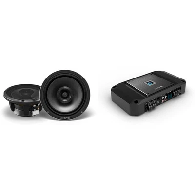 Alpine HDZ-65 Alpine Status Hi-Res 6.5” Coaxial Speaker Set & R2-A60F R-Serie... - Image 1 of 4