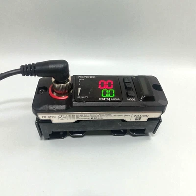 KEYENCE FD-Q10C Digital Clamp-on Flow Sensor Control System Tested Used Japan - Image 1 of 4