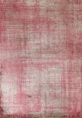 Anywhere Pink Abstract Modern Zone Rug 6x8 Wool Hand Knotted Contemporary - Image 1 of 4