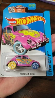 2015 TREASURE HUNTS VOLKSWAGEN BEETLE PLUS  Kool Kombi *damaged cards* *2 CARS* - Image 1 of 4