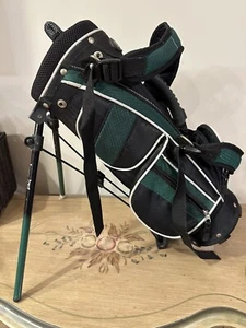 "Bolsa de golf Lynx Junior verde y negra de 20"" para niños y niñas" - Imagen 1 de 5