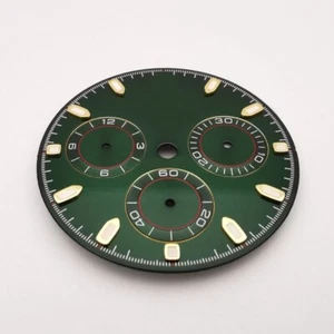 Maßgefertigtes Ersatz grünes Zifferblatt passt Cosmograph Daytona 116508 4130 - Bild 1 von 6