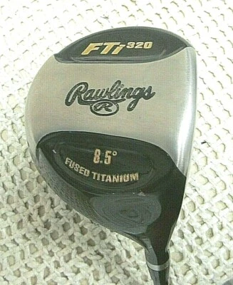 RAWLINGS FTi 320 熔融 Ti 8.5* 度发球杆 46 英寸右手 ~ 坚固石墨杆身带套 — 第 1/4 张图片