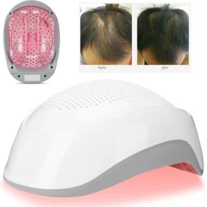 Casco crescita capelli laser anti perdita capelli attrezzatura ricrescita 180 pz chip leggeri - Foto 1 di 12