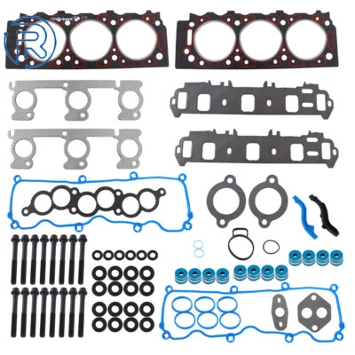 Juego de pernos de junta de culata de 3,0 L para Ford Ranger Aerostar 1991-1998 Mazda B3000 OHV V6 Foto 1 de 4