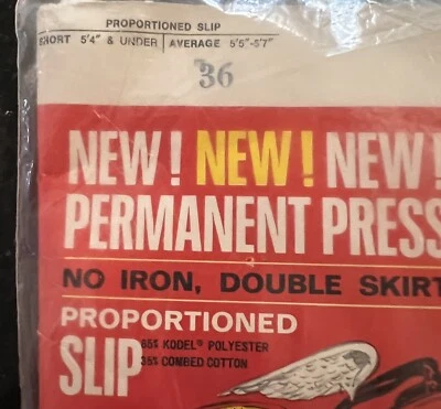 1950s NEW Vtg Full Slip DOUBLE SKIRT White Cotton Blend Embroidered Citations - Image 1 of 4