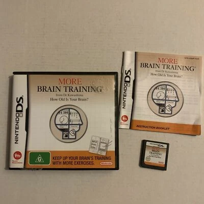More Brain Training From Dr Kawashima (Nintendo DS) With Manual - Image 1 of 4