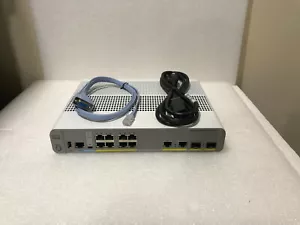 CISCO WS-C2960CX-8TC-L 8-Port Gigabit Managed Switch 2xSFP WAN Port 2960CX-8TC-L - Picture 1 of 7