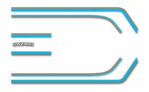 1977 Suzuki GS750 - Blue model - Decal set - Picture 1 of 1