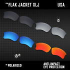 Anti Scratch Polarized Replacement Lenses for-Oakley Flak Jacket XLJ Options