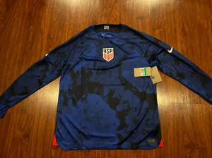 Maglia da calcio 2022 uomo Nike United States manica lunga XL USMNT US USA - Foto 1 di 10
