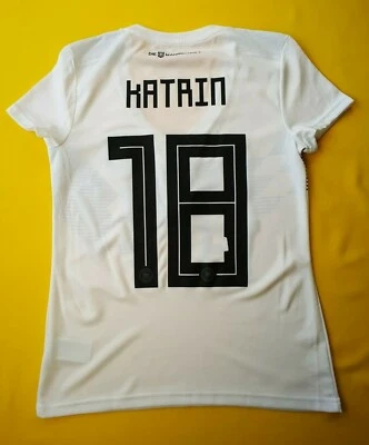 Katrin Germany soccer jersey medium 2018 home shirt BQ8396 Adidas ig93 - Image 1 of 4