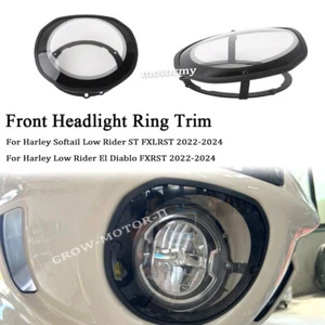 Front Headlight Ring Trim Mount For Harley Softail Low Rider ST FXLRST 2022-2024 - Bild 1 von 9