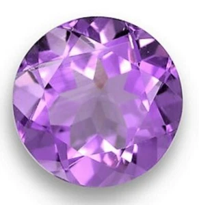 AMETHYST ROUND CUT GEM 4mm PURPLE BRAZIL GENUINE GEMSTONE NATURAL LOOSE FACETED - Picture 1 of 5