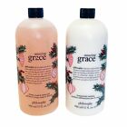 Philosophy Amazing Grace Firming Body Emulsion & Shampoo Set 32 oz Sealed W/ Pum