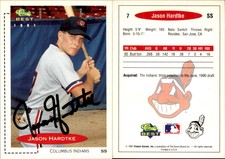 Jason Hardtke Signed 1991 Classic Best Columbus Indians #25 Card Auto