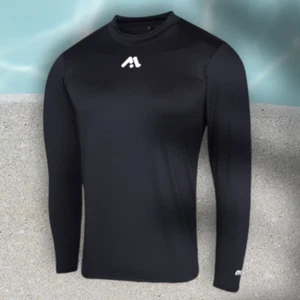 Men Base Layers Compression Shirt Full Sleeve Top Size Medium Fitness Clothing - Picture 1 of 7