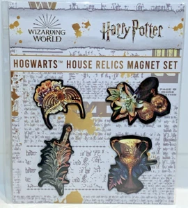 Loot Wizarding World Hogwarts House Relics Magnet Set - Picture 1 of 2