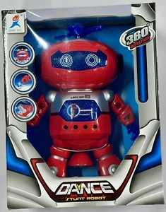 DANCE STUNT ROBOTER BRANDNEU 360 ROTATION BLINKENDE LICHTER MIT DYNAMISCHER MUSIK 3+ - Bild 1 von 4