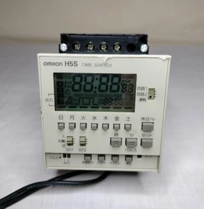 Omron H5S H5S-WFA2 H5SWFA2 Time Switch 100-240VAC 50/60Hz Made in Japan - Picture 1 of 7