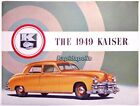 Fine Original 1949 KAISER Car Dealer Fold-Out Color Advertising Brochure