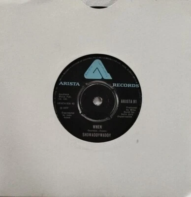 Showaddywaddy-When/Superstar Vinyl 7" Single.1977 ARISTA 91. - Image 1 of 4