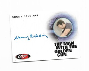 2012 James Bond 50th Anna Autograph card  A184 Sonny Caldinez