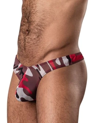 MALE POWER BONG THONG CUMOUFLAGE SOFT STRETCHY MENS THONG - Image 1 of 3