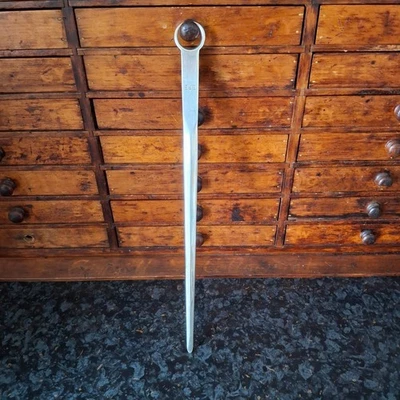 Antique Silver Plate Meat Skewer Dixon Monogrammed: E P B 19th Century Victorian - Image 1 of 4