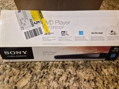 Reproductor de DVD Sony DVP-SR200P diseño ultra delgado compatible con escaneo progresivo usado en excelente estado Foto 1 de 4