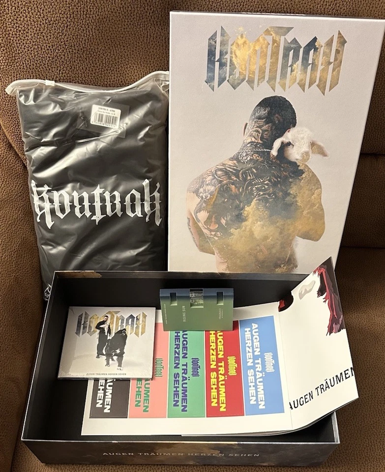 Kontra K, Augen träumen Herzen sehen - Deluxe Box, Größe M. OVP. Ausverkauft! - Bild 1 von 1