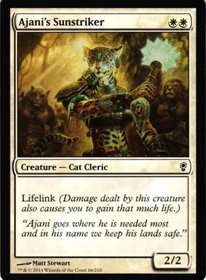 MTG TCG - Ajani's Sunstriker 66 Conspiracy - NM Free Shipping $5+ - Image 1 of 2